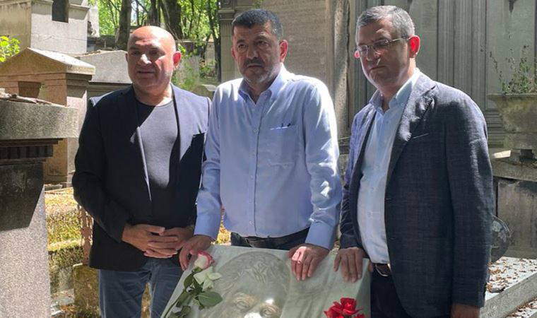 CHP heyetinden Yılmaz Güney ve Ahmet Kaya’nın mezarına ziyaret