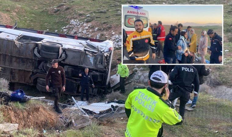 Son Dakika: Niğde'de öğrencileri taşıyan otobüs devrildi: 3 ölü, 41 yaralı