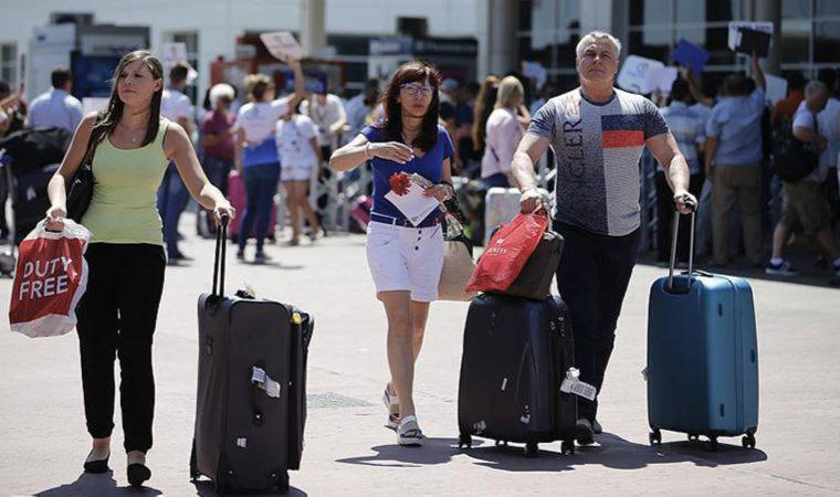 Türkiye'yi ziyaret eden yabancı sayısı yüzde 225,59 arttı