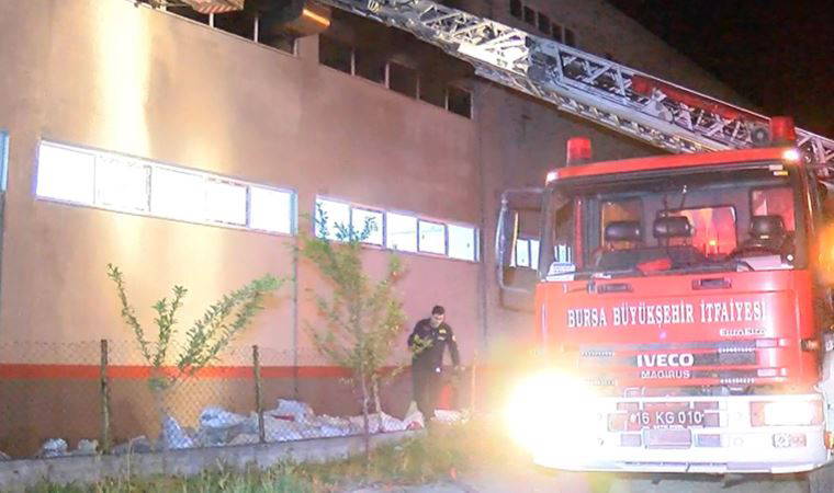 Bursa'da otomotiv yedek parça fabrikasında yangın
