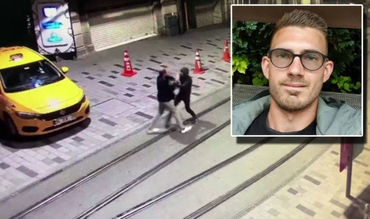 Taksim'de dehşet anları: İngiliz turisti bıçaklayıp gasbettiler! (24 Mayıs 2022)