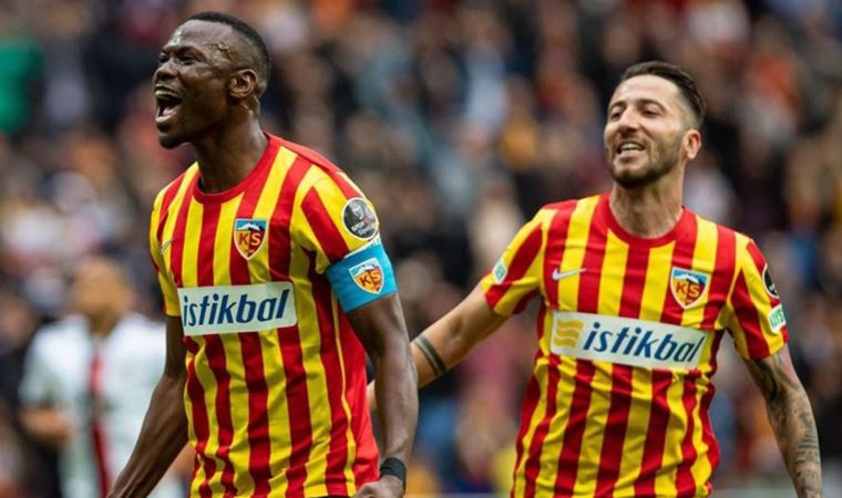 Kayserispor 38 maçta 54 gol attı