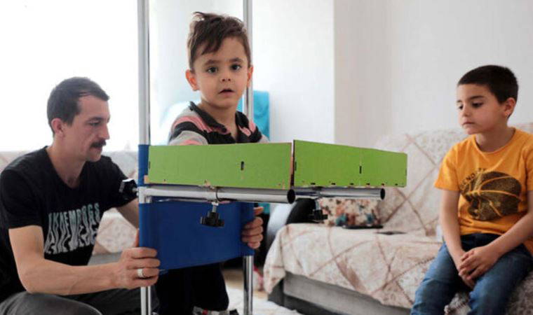 5 yaşında 4 ameliyat olan Cuma'nın tek isteği yürüyebilmek