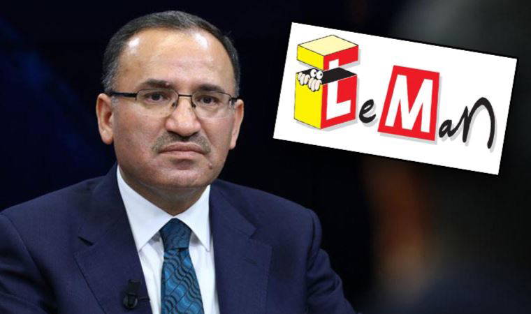 LeMan'dan 'Bekir Bozdağ'a 'tweet' göndermesi