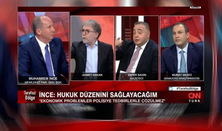 Canlı yayında ortalık karıştı