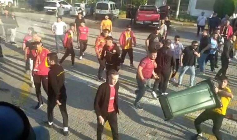 Türkiye Kupası finaline giden Sivasspor ve Kayserispor taraftarları arasında gerginlik (26 Mayıs 2022)