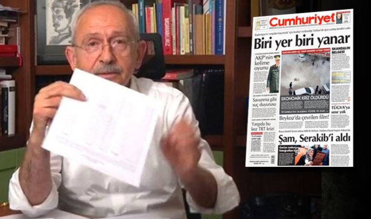 Cumhuriyet yazmıştı