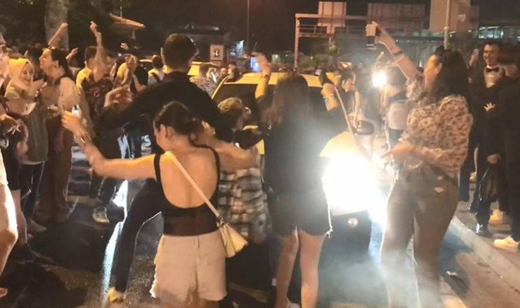 Şişli’de konser sonrası eğlence caddeye taştı, polis müdahale etti