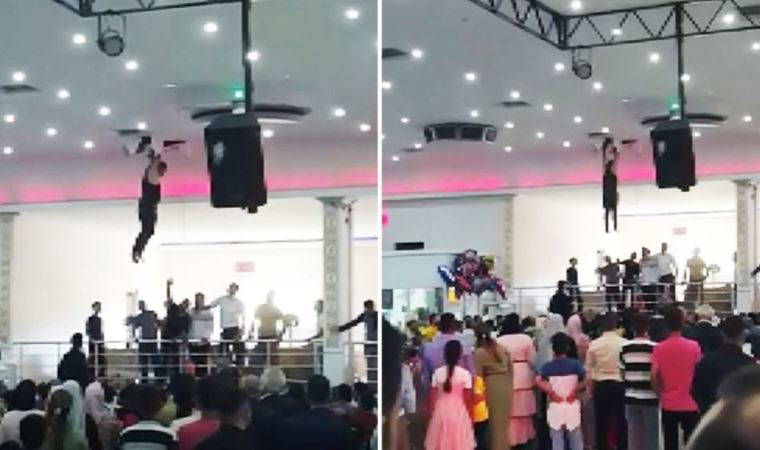 Düğünde şoke eden an: Salondakiler büyük panik yaşadı