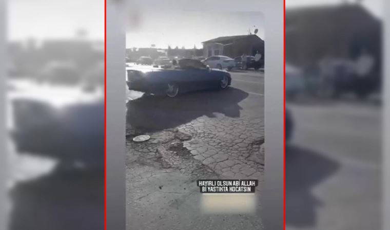 Düğünde sırayla drift yapan 4 sürücüye 36 bin 500 lira ceza