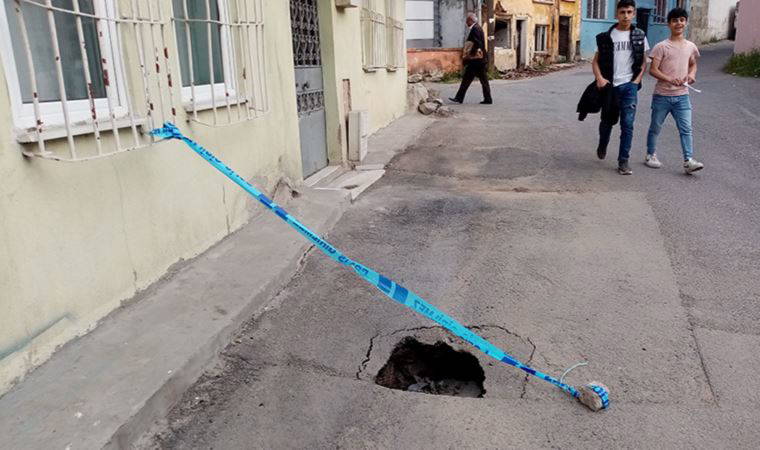 Tekirdağ'da 3 yerde yol çöktü!