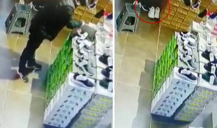 Ayakkabı çaldığı AVM'ye tekrar gelince yakalandı
