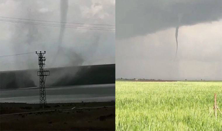 Şanlıurfa’da dev bir hortum oluştu