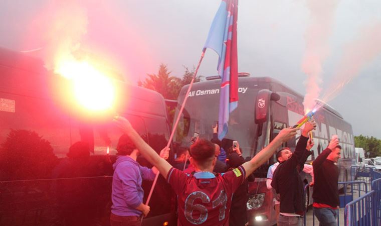 Trabzonspor, Hatay’da coşku ile karşılandı