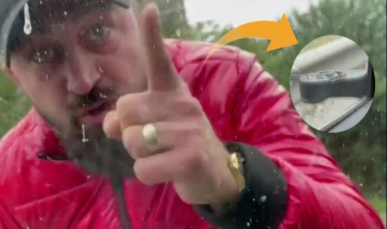 Ataşehir’de sürücüye maganda şoku: Aracının aynasını kırdı