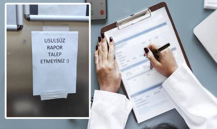 Doktorlar, tatili uzatmak için rapor talep edenlere tepki gösterdi