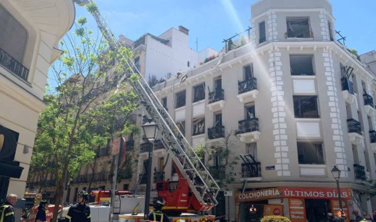 Madrid’de patlama: 17 yaralı