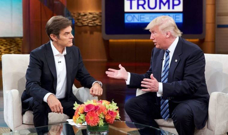 Trump, ABD Senatosuna aday ünlü cerrah Mehmet Öz'e destek için mitinge katıldı