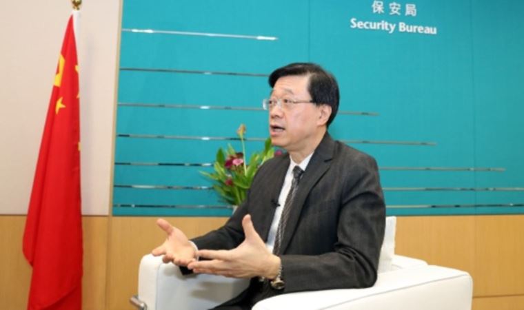 Hong Kong'da eski güvenlik şefi John Lee baş yöneticiliğe seçildi