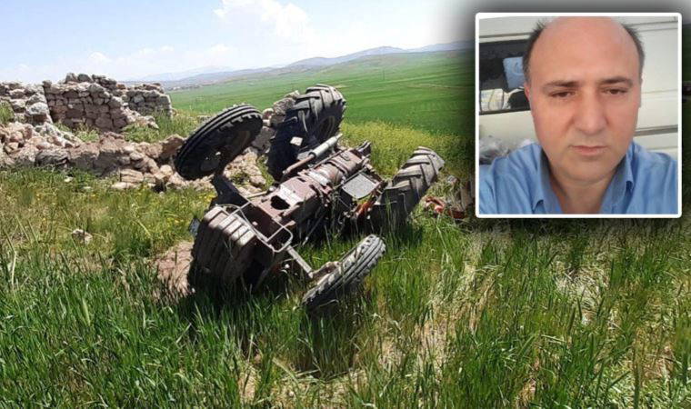 Sivas'ta traktör devrildi: 1 ölü, 1 yaralı