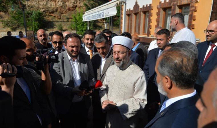 Ali Erbaş Tunceli’de: Cemevini ziyaret etti, yasal statü sorusunu yanıtsız bıraktı