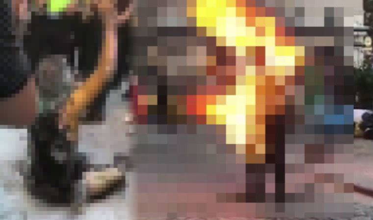 Son Dakika: Galata'da kendini yakan adam yaşamını yitirdi