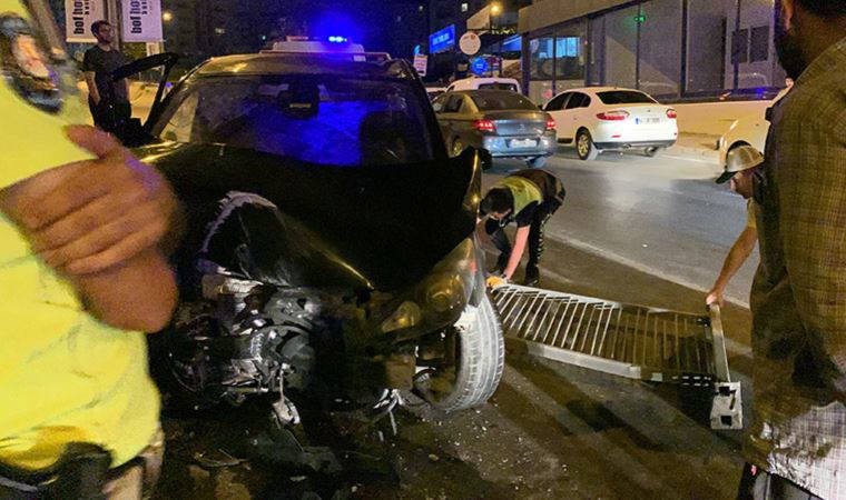 Ataşehir'de trafik kazası: 1 ağır yaralı