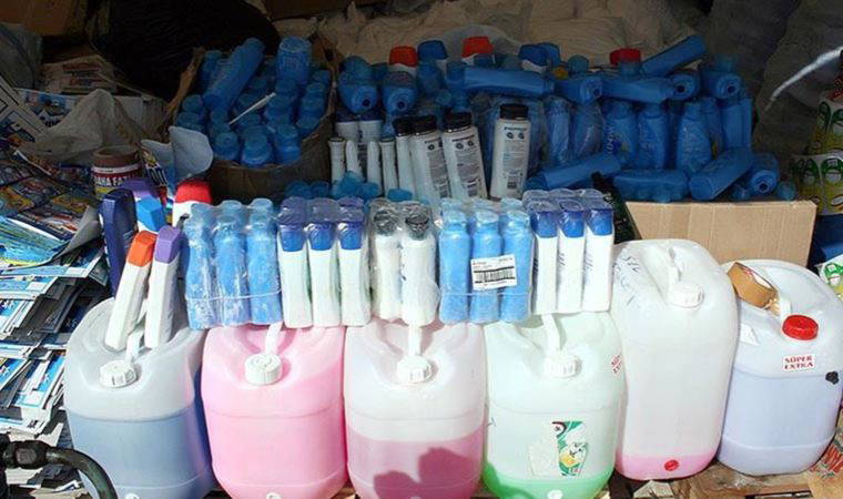 'Sahte temizlik malzemesi' operasyonu: 1 kişi yakalandı