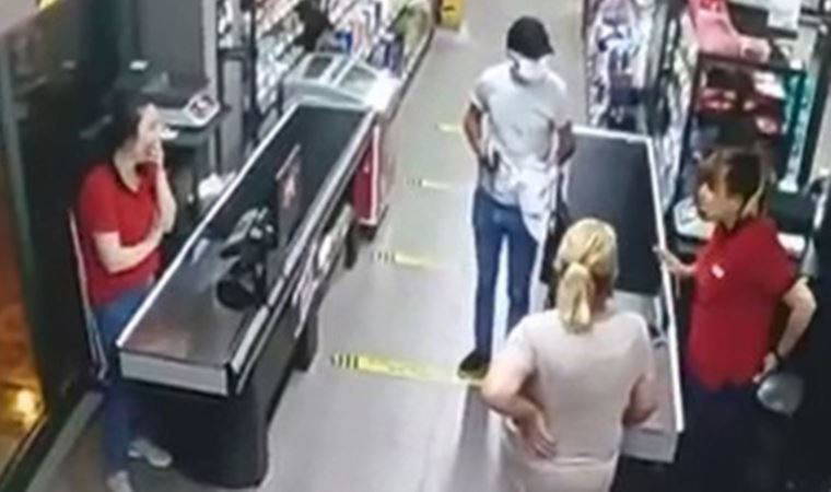 Zincir markette dehşet anları (04 Haziran 2022) (Video Haber)