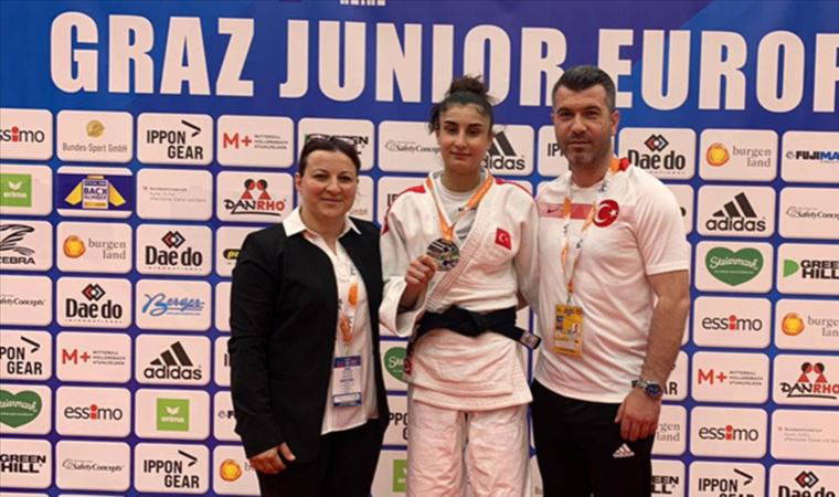 Gençler Avrupa Judo Kupası'nda milli sporcu İlayda Merve Koçyiğit, Avrupa ikincisi oldu