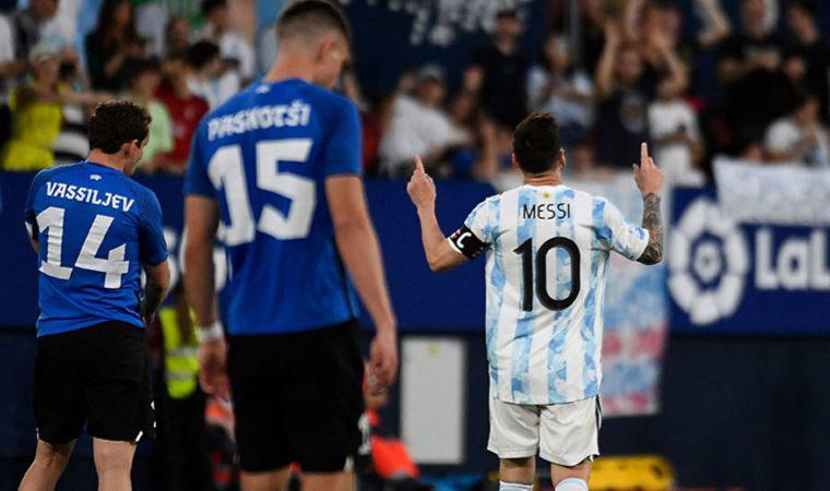 Lionel Messi sessizliğini bozdu! Estonya'ya 5 gol birden...