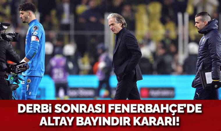 Derbi sonrası Fenerbahçe'de 'Altay Bayındır' kararı!