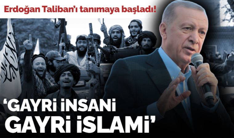'Bizimle ters yanı yok' demişti... Erdoğan'dan kadınlara üniversite eğitimini yasaklayan Taliban'a tepki: 'Yasağı gayri İslami buluyoruz'