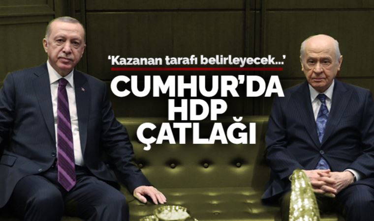 HDP ikilemi... Erdoğan: Kapatmayalım Bahçeli: Kapatalım