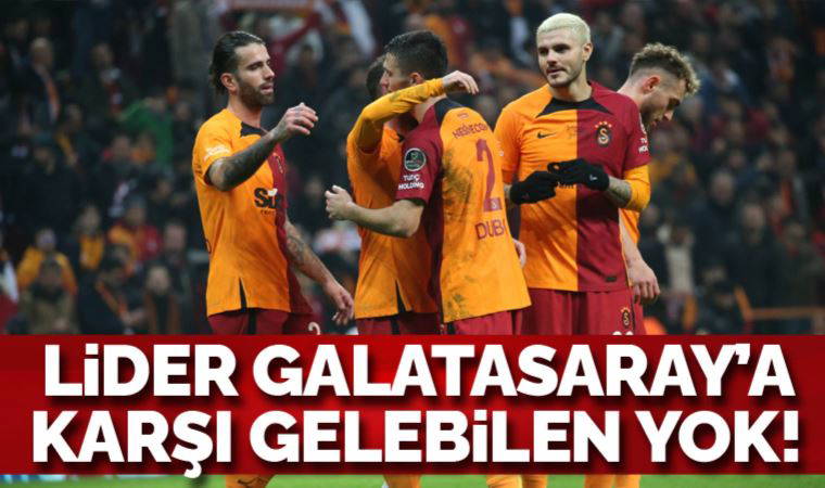 Galatasaray durdurulamıyor! Galatasaray 4-0 Hatayspor