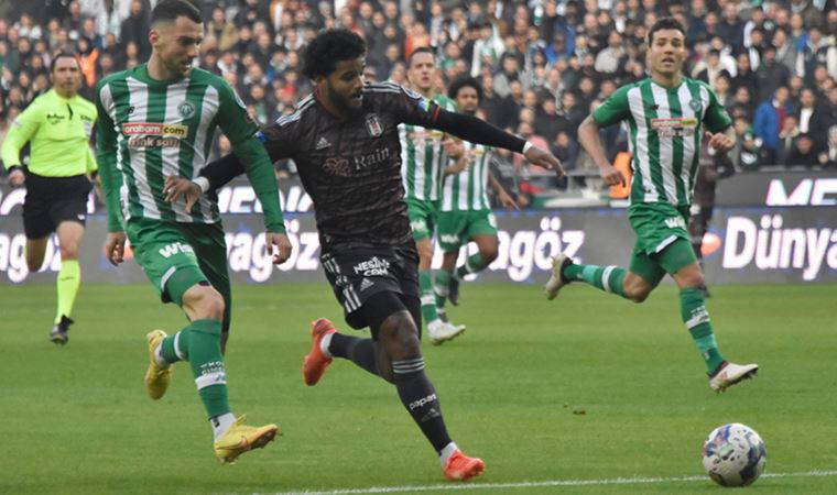 Beşiktaş, son saniyede güldü! Konyaspor 1-2 Beşiktaş
