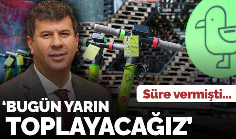 Süre vermişti... Kadıköy Belediye Başkanı Şerdil Dara Odabaşı'ndan 'scooter' açıklaması: 'Bugün yarın toplayacağız'