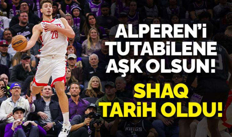 Alperen Şengün'ü tutabilene aşk olsun! Tarih yazıyor...