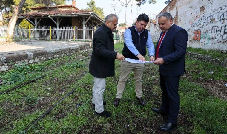 Buca’da eski tren yolu hattı turizme kazandırılıyor