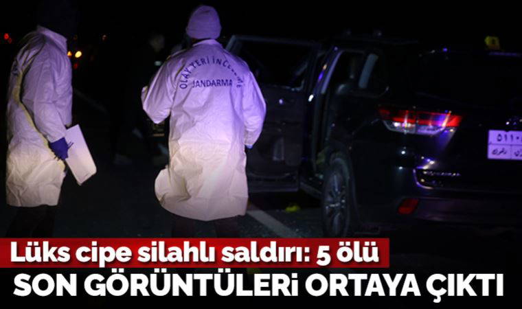 Mardin'de lüks cipe silahlı saldırı: Öldürülen 5 kişinin son görüntüsü ortaya çıktı