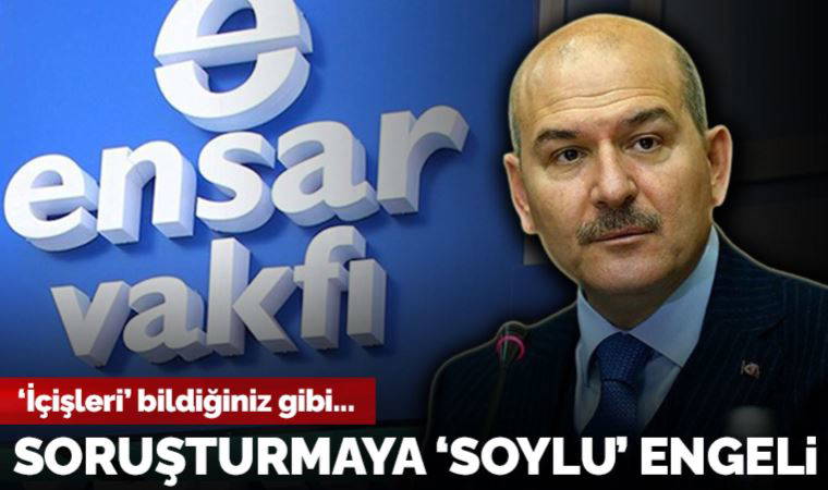İçişleri Bakanlığı, AKP’li Üsküdar Belediyesi’ne ‘Ensar Vakfı’ soruşturmasında kalkan oldu!
