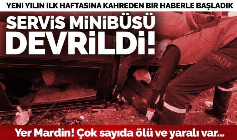 Son Dakika... Mardin'de minibüs devrildi: 6 kişi öldü, 5 kişi yaralandı