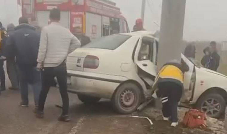 Bursa'da sis kazası: 1 ölü, 1 yaralı