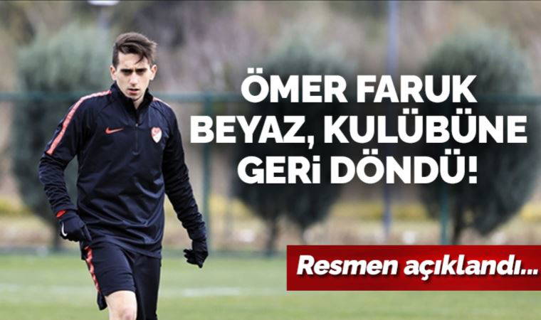 FC Magdeburg, Ömer Faruk Beyaz'ın kiralık sözleşmesini feshetti