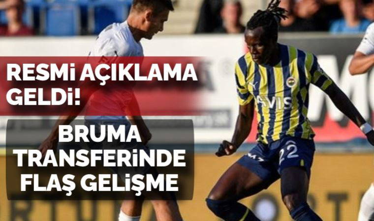 Son dakika: Fenerbahçe Bruma'nın satın alma opsiyonunu kullandı
