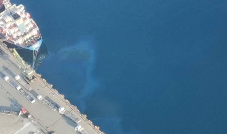İzmit Körfezi'ni kirleten gemiye 12 milyon 596 bin lira ceza kesildi