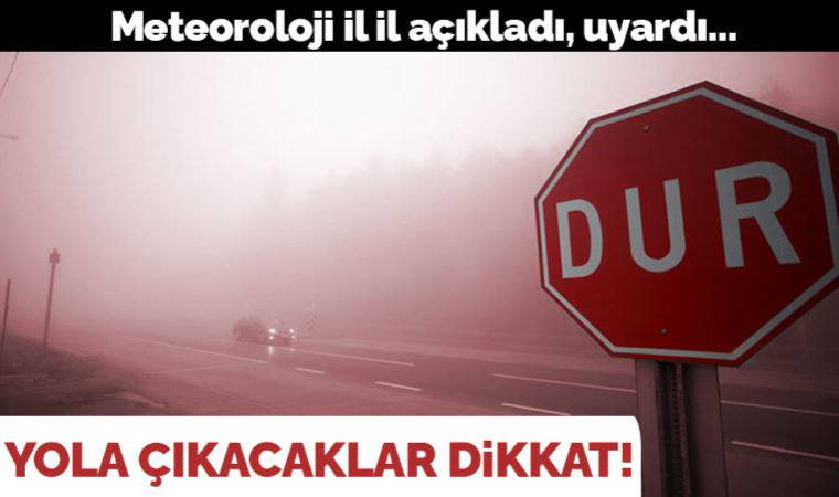 23 Ocak 2023 hava durumu raporu... Meteoroloji açıkladı: Bugün ve yarın hava nasıl olacak?