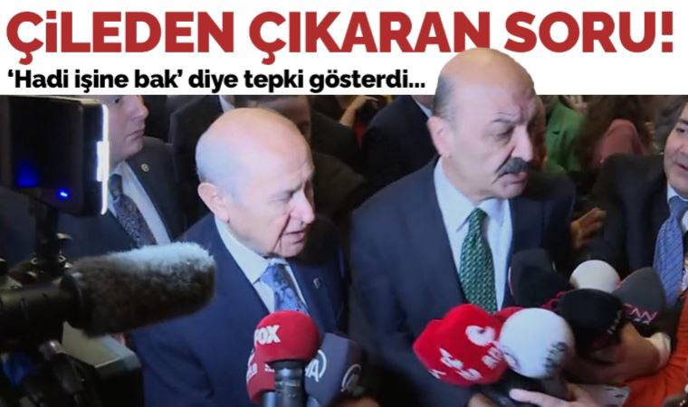 Son Dakika: Bahçeli'den gazeteciye Sinan Ateş azarı: Hadi işine bak