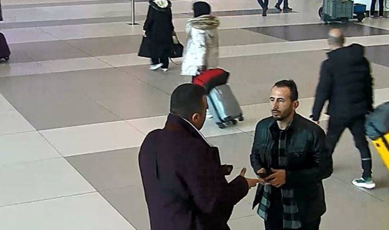 Havalimanına annesini karşılamaya gelince yakalandı