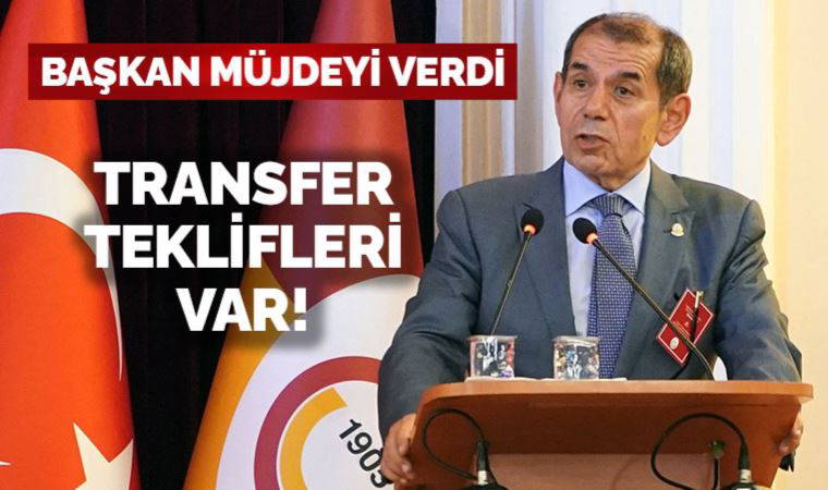Galatasaray Kulübü Başkanı Dursun Özbek: 'Hatırı sayılır transfer talepleri var'